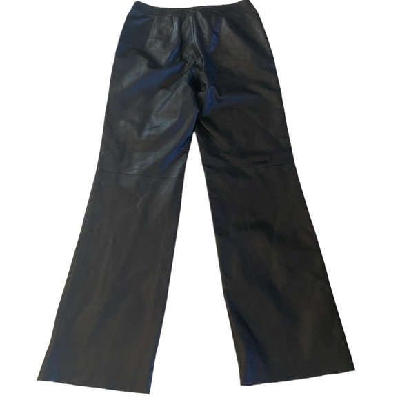 Classiques Entier Leather Pants Sz 8 China Angie Pkt Pant Black Lining 2 Pockets - Picture 4 of 8
